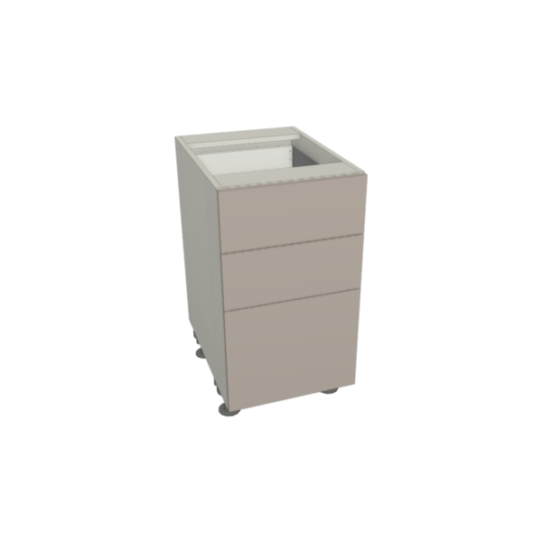 Capri Base 3 Drawers 18" x 34.5" x 23.75"