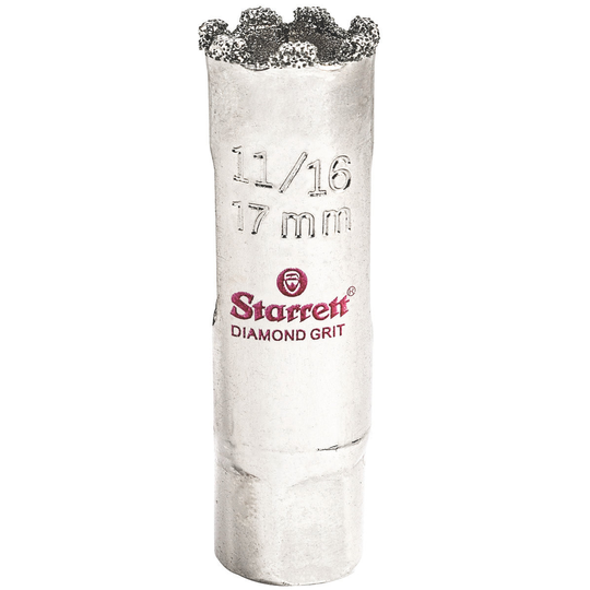 STARRETT KD1016-N Diamond Grit Hole Saw, 11/16'' (17mm)