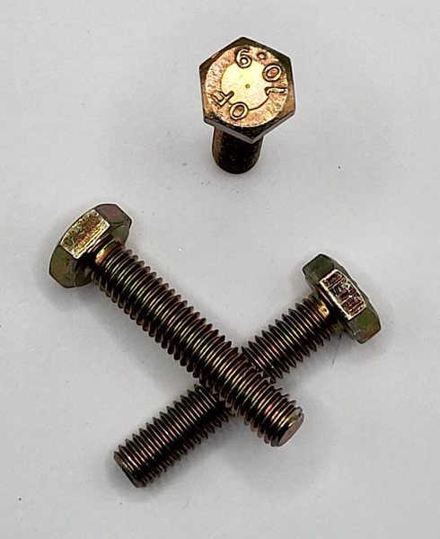 M6 - 1 X 30MM ISO 4017 FT HEX HEAD CAP SCREW 10.9 ZINC YELLOW