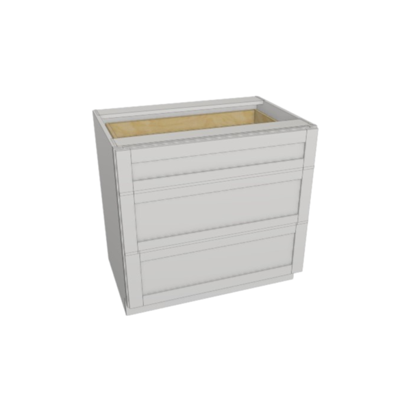Metropolitan White Drawer Base - 36 W X 34 1/2 H X 24 D