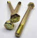 5/8" - 11 X 6" STRUCTURAL HEAVY HEX HEAD BOLT A325 ZINC YELLOW PER PRINT