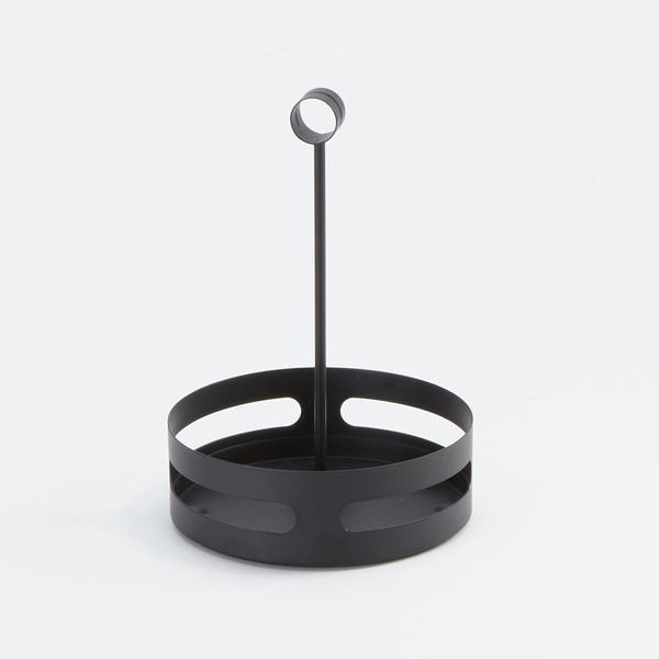 Black Steel Condiment Racks