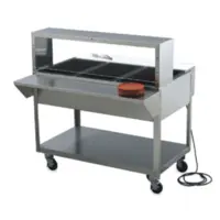 Vollrath 38093 Servewell Customer Side Plate Rest 46"W X 10"D X 1"H | Cook's Dir