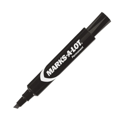 Permanent Marker - Black - Chisel Tip - Avery