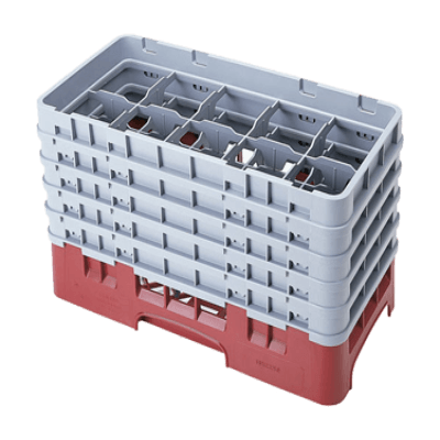 Cambro 10HS958151 Camrack Glass Rack with 5 Extenders