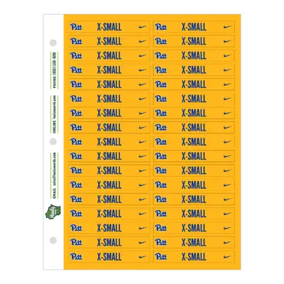 Shelf ID Adhesive Sticker Sheets