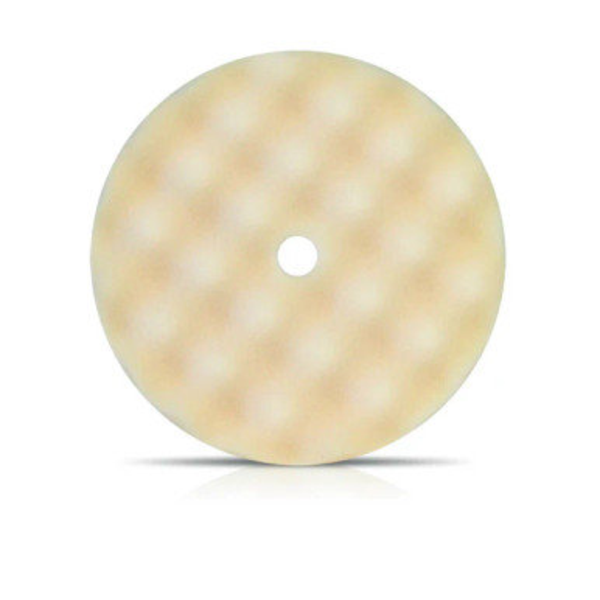 8" Waffle Pad Lipped Cmpnd White