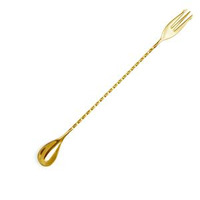 Spill-Stop 830-22 Trident Mixing Bar Spoon, 11-4/5" (30cm)
