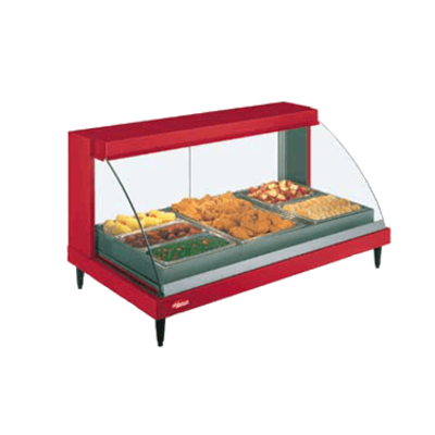 Hatco GRCDH-3P Curved Glass Display Case, Heated Deli, Countertop