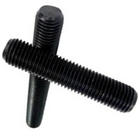 7/8" - 14 X 12" FULLY THREADED STRAIGHT ROD SAE J429 GR 8 PLAIN