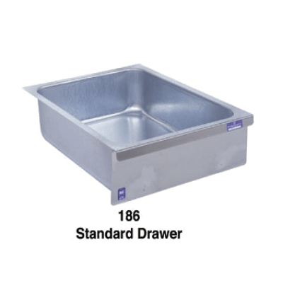 Duke Manufacturing 186LK Standard Drawer Galvanized