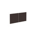 PL40LD PAIR LAMINATE DOORS FOR PL140- Espresso