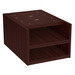 PL1066 UNDER SHELF MOUNTED OPEN FILE- MAHOGANY