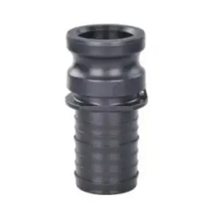 Cam and Groove Adapter, 3/4 in Type E x 3/4 in Hose Barbed, Polypropylene
