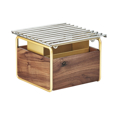 Cal-Mil 3711-46 12"W x 12"D x 7-1/4"H Mid-Century Chafer Alternative