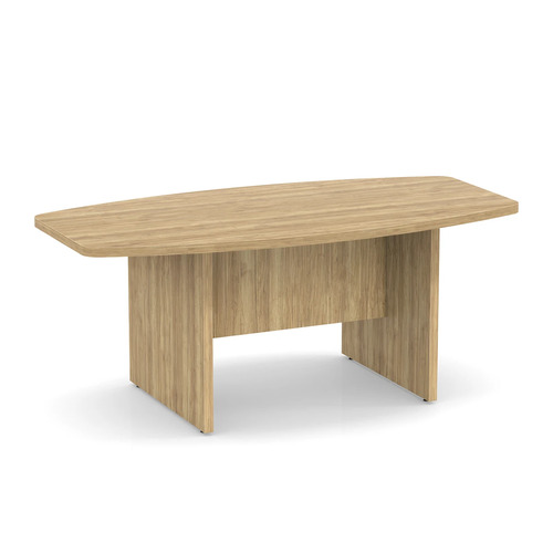 Classic Boat-Shape Conference Table 6 Ft - Aspen