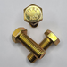 M20 - 2.5 X 60MM ISO 4017 FT HEX HEAD CAP SCREW 10.9 ZINC YELLOW