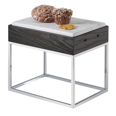 Cal-Mil 3822-13-87 15"W x 11"D x 13-1/4"H Cinderwood Display Riser