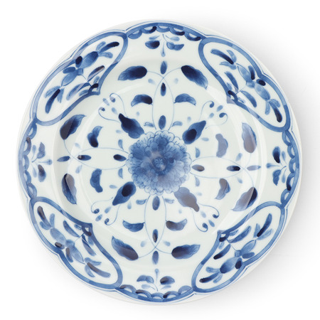 Blue & White Plate 9.25"