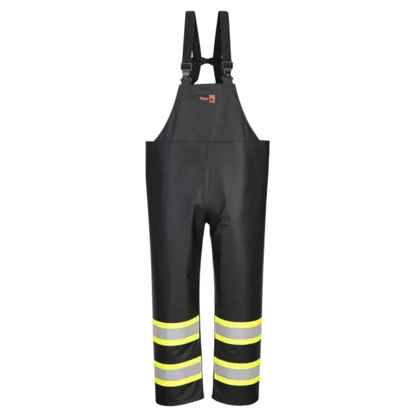VIKING 6055FRPB - Viking Handyman® FR PU Waterproof Overalls - Black