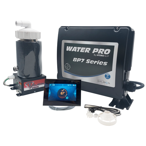 Water Pro BP7 Retro-Fit Spa Control 4.0kW Low-Flow Heater SpaTouch 4+ Panel 50-BP7-S4P-40-C