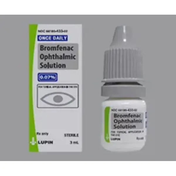 Bromfenac 0.07%, 3mL drops NDC 68180043302