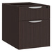 PL107 BOX/FILE HANGING PEDESTAL - Espresso