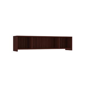 PL2044OH 71"W WALL MOUNT OPEN HUTCH- Mahogany