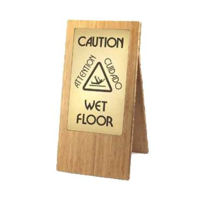 Cal-Mil 852-60 12"W x 17-1/2"D x 22"H Wet Floor Sign