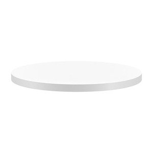 PLT30R 30" ROUND TABLE TOP ONLY- WHITE