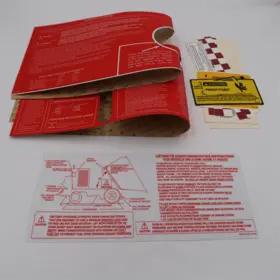 SET, DECAL F/AR-16 BUGGY RED