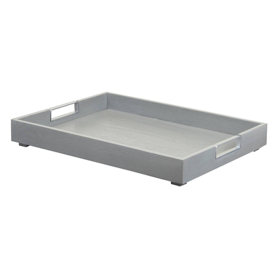 Cal-Mil 22347-83 22"W x 17"D x 3"H Ashwood Room Service Tray