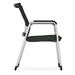 3703 PROPEL GUEST CHAIR - Chrome, Black, and Charcoal