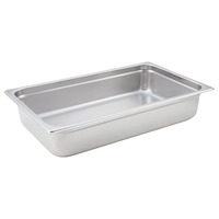 Winco SPJH-104 - Anti-Jam Steam Pan, 22 Gauge Stainless Steel