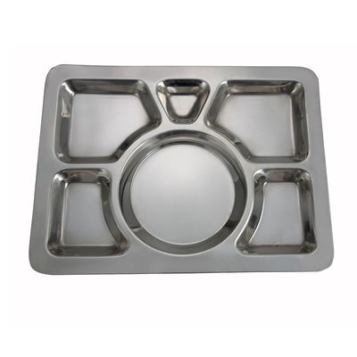 Winco SMT-1 6 Compartments Mess Tray
