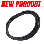 Rear Window Weatherstrip with Trim Groove
