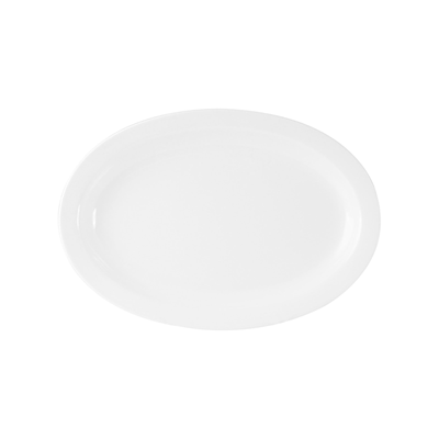 Thunder Group NS513W 13" x 8½" x 1" Narrow Rim Platter