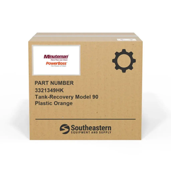 Minuteman - 3321349HK - Tank-Recovery Model 90 Plastic Orange
