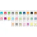 Original COL'R'TAB® Top Tab Alpha 82050 Label Packs