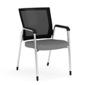 Propel Guest Chair - Black Mesh Back with Grey Seat