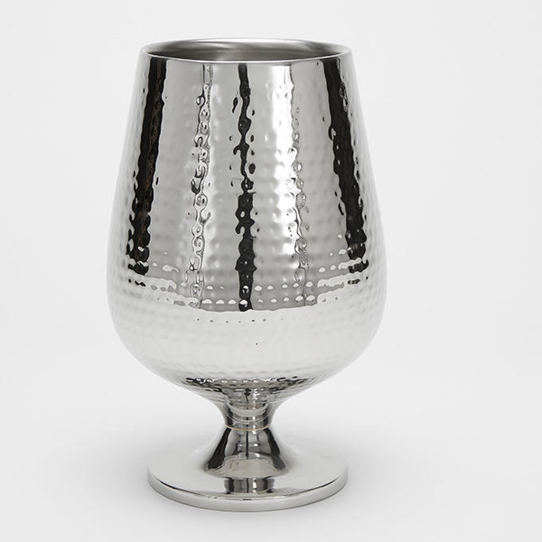 Double-Wall Hammered Wine Cooler