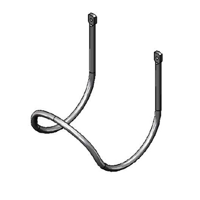 T&S Brass 002970-45 Washdown Hose Bracket Stainless Steel (Mounting Plate Sold Separately)