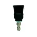 MTM Hydro Black NH35 Nozzle with Guard, Size 2.0, 25° Spray Pattern, 1/4" SS Plug