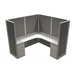 WEBBTYP28 - 67"H, Corner Top, Single,  6' x 6' Webb Typical - powered
