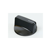 Knob-Blk W/1/4 Brass  Insert