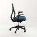 58811 KONFURB NUVÉ CHAIR - Black Frame w/Blue Seat