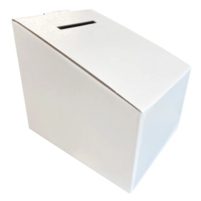 Corrugated Ballot Box - 12" x 10" x 11"