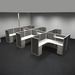 WEBBTYP4 - 53"H, 6-Pod, 6' x 6' Webb Typical - power
