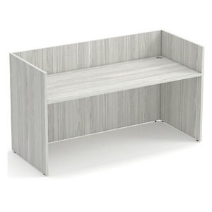 PL169NTT GALLERY DESK- NO TRANSACTION TOP- SILVER BIRCH