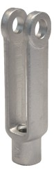 CLEVELAND 104036 -REF- 1/4" - 20 X 2" FEMALE ADJUSTABLE CLEVIS STEEL ZINC CLEAR PER PRINT